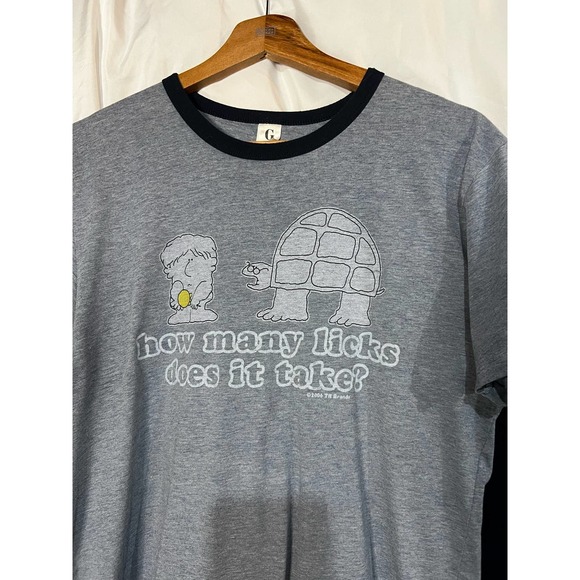 Tootsie Roll How Many Licks Faded Distress Shirt M Candy - Picture 1 of 4
